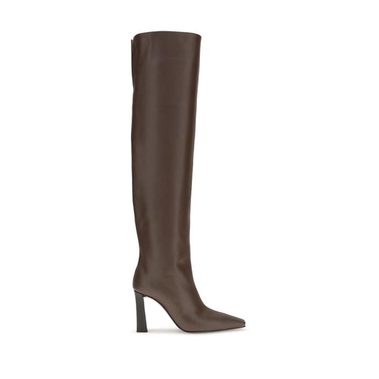 Giuseppe Zanotti Extra hohe Lederstiefel