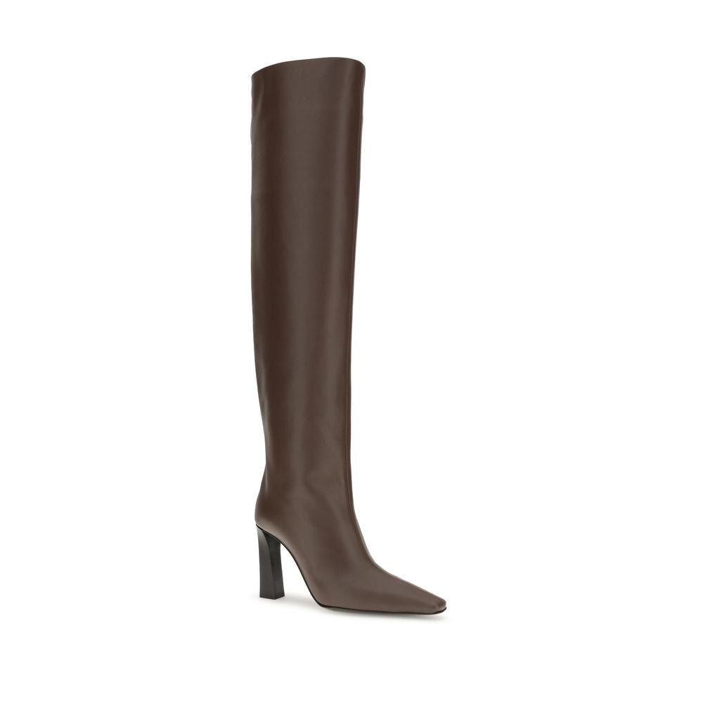 Giuseppe Zanotti Extra hohe Lederstiefel