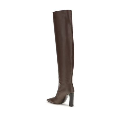 Giuseppe Zanotti Extra hohe Lederstiefel