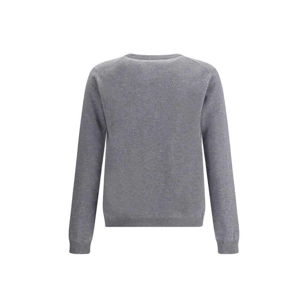Gucci Mehrfarbiger Kaschmirpullover mit Logo