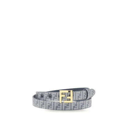 Fendi FF bestickter Jeansgürtel
