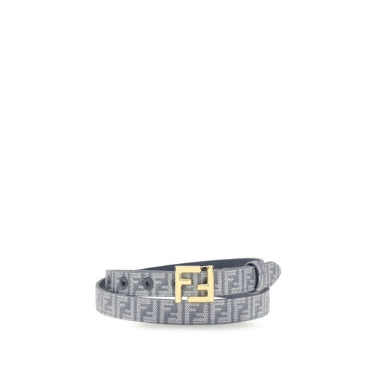 Fendi FF bestickter Jeansgürtel
