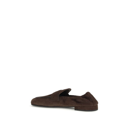 Prada – Shuffle-Loafer aus Wildleder