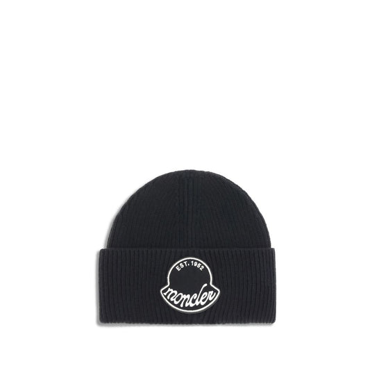 Beanie-Mütze mit Moncler-Logo