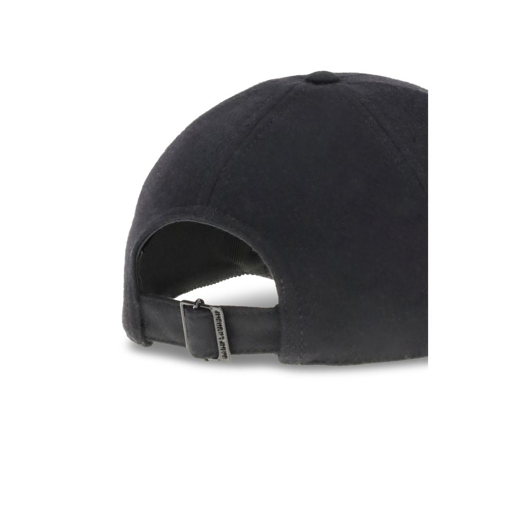 Saint Laurent Baseballkappe aus Wolle