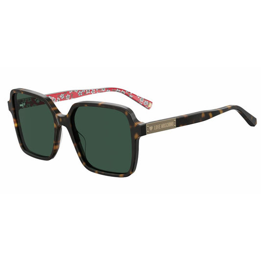 Love Moschino – Braune Acetat-Sonnenbrille