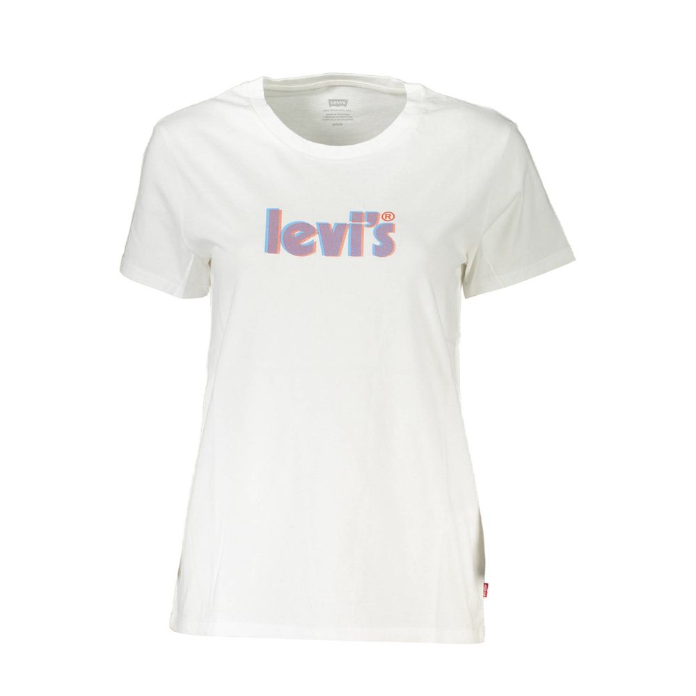 Levi's – Weiße Baumwolloberteile und T-Shirts