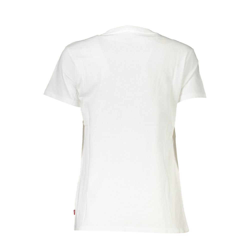 Levi's – Weiße Baumwolloberteile und T-Shirts
