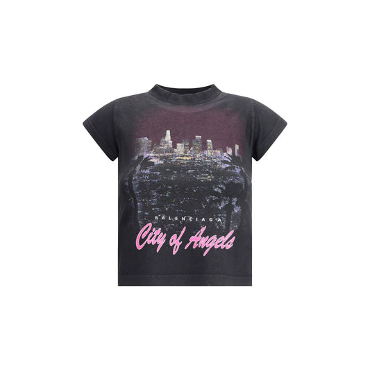 Balenciaga – Geschrumpftes T-Shirt „City of Angels“