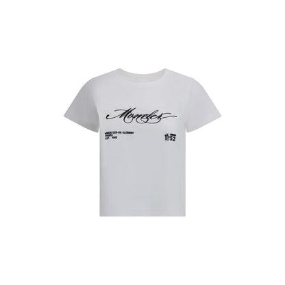 Kurzes T-Shirt mit Moncler-Logo