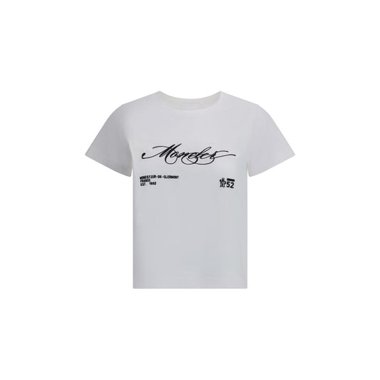 Kurzes T-Shirt mit Moncler-Logo