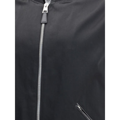 Givenchy Bomberjacke aus Leder und Satin