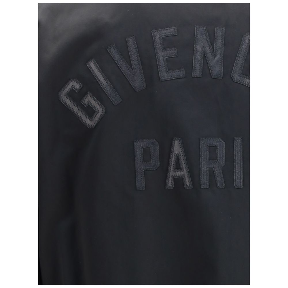 Givenchy Bomberjacke aus Leder und Satin