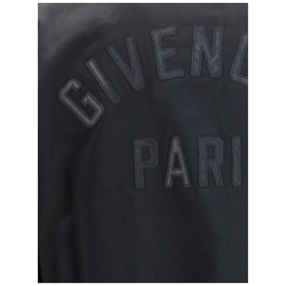 Givenchy Bomberjacke aus Leder und Satin