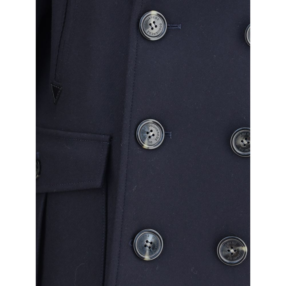 Dsquared² Woll-Caban-Mantel