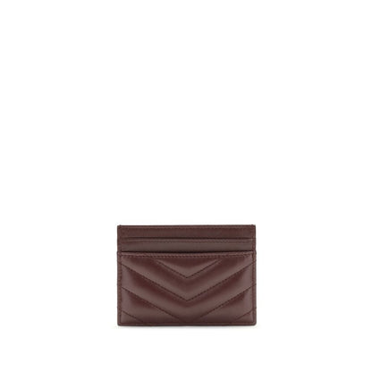 Saint Laurent Kartenetui aus Lammleder