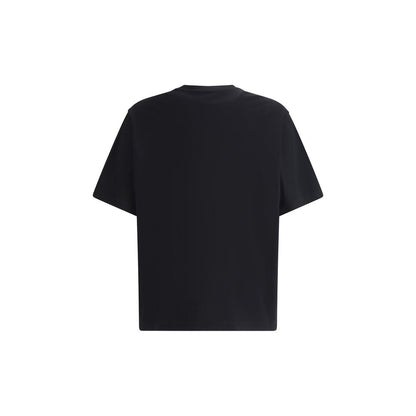 Prada T-Shirt mit dreieckiger Plakette