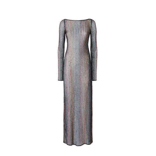 Handgefertigtes Midikleid aus Strick von Missoni