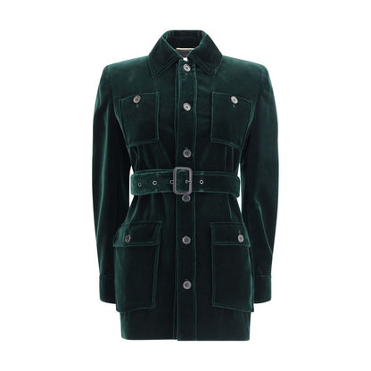 Saint Laurent Samtjacke Sahara