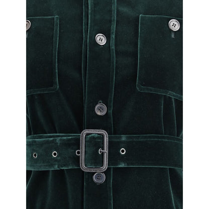 Saint Laurent Samtjacke Sahara