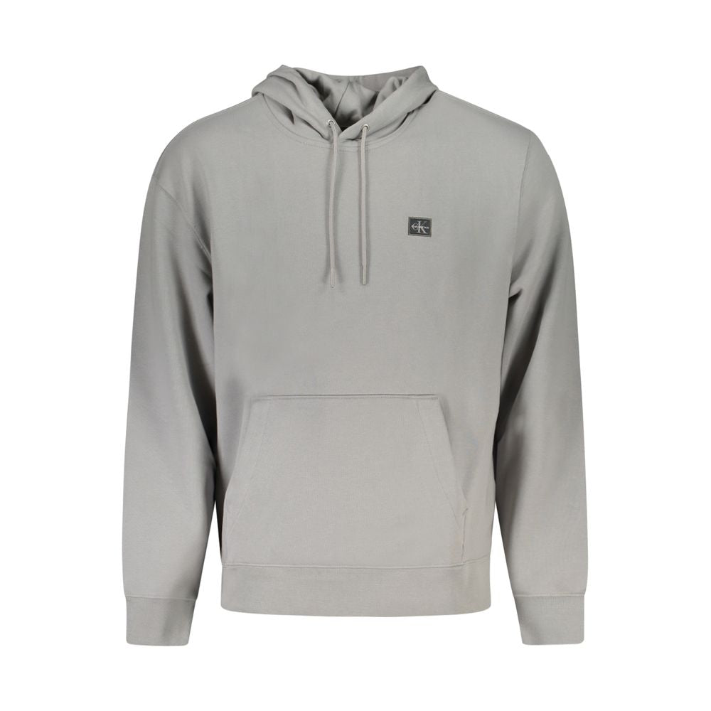 Calvin Klein – Grauer Pullover aus recyceltem Polyester für Herren