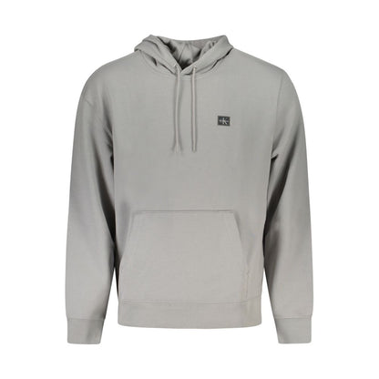 Calvin Klein – Grauer Pullover aus recyceltem Polyester für Herren