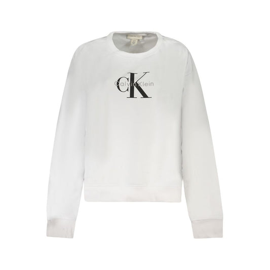 Calvin Klein Weißer Baumwollpullover für Damen