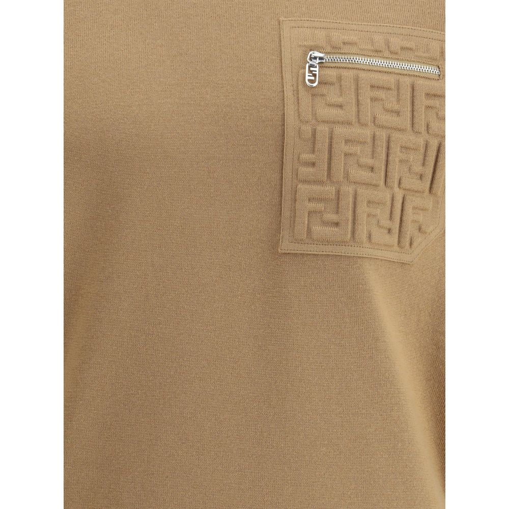 Fendi Pullover mit Tasche
