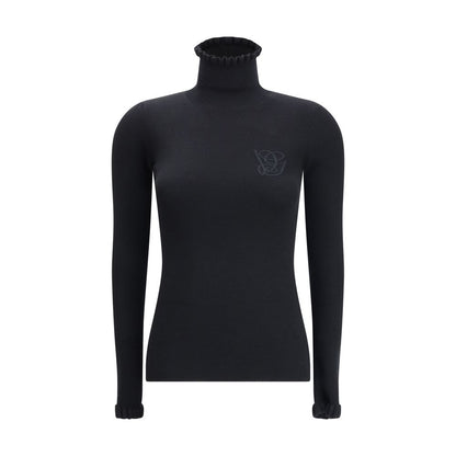 Valentino Wollpullover mit Rüschenkragen