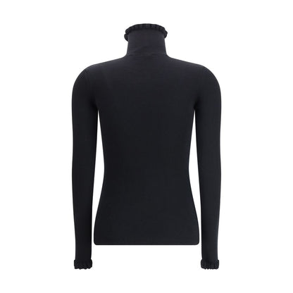 Valentino Wollpullover mit Rüschenkragen