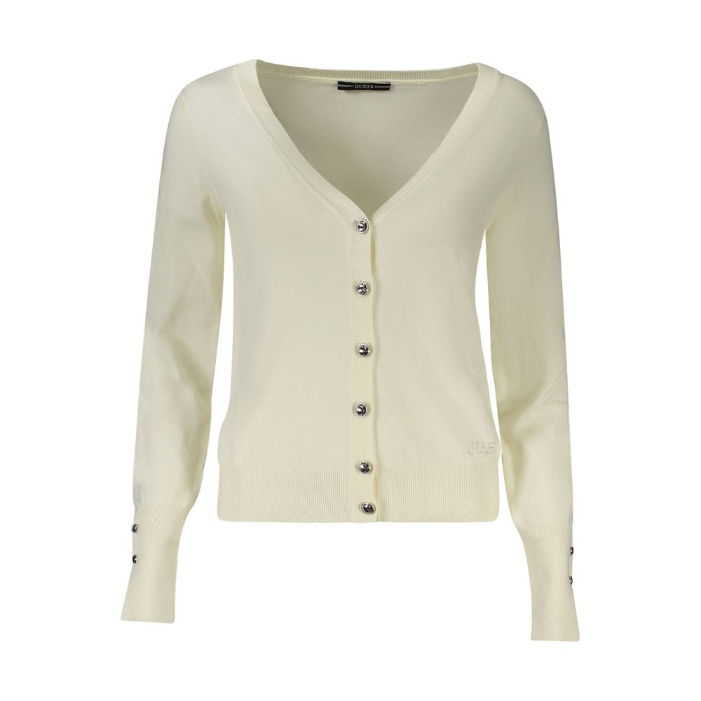 Guess Jeans Weißer Viskose-Pullover für Damen