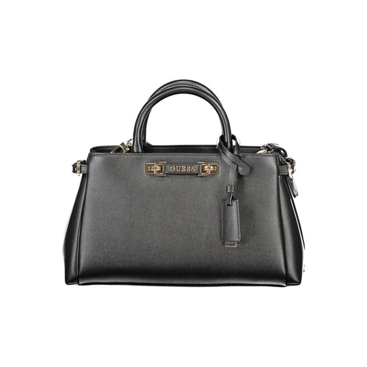 Guess Jeans Schwarze Polyethylen-Damenhandtasche