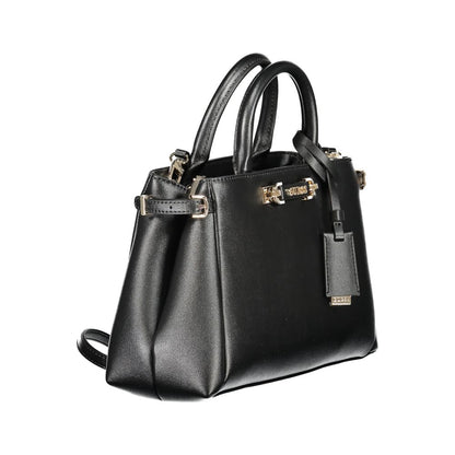 Guess Jeans Schwarze Polyethylen-Damenhandtasche