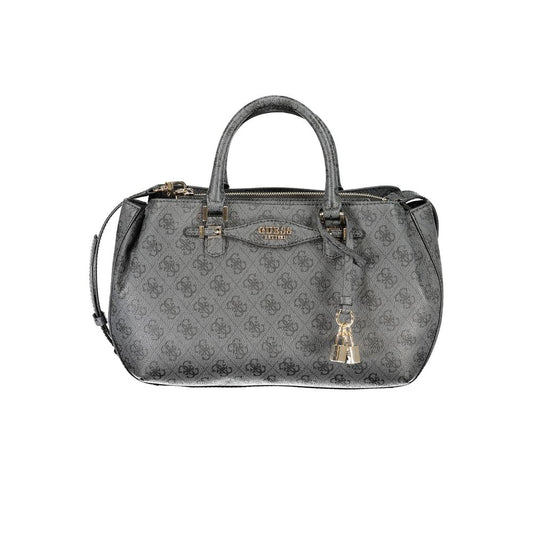 Guess Jeans Schwarze Polyethylen-Damenhandtasche