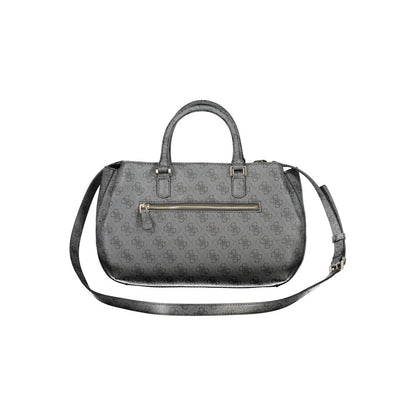 Guess Jeans Schwarze Polyethylen-Damenhandtasche