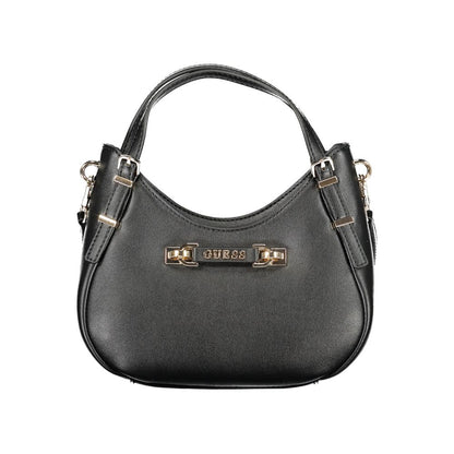 Guess Jeans Schwarze Polyethylen-Damenhandtasche