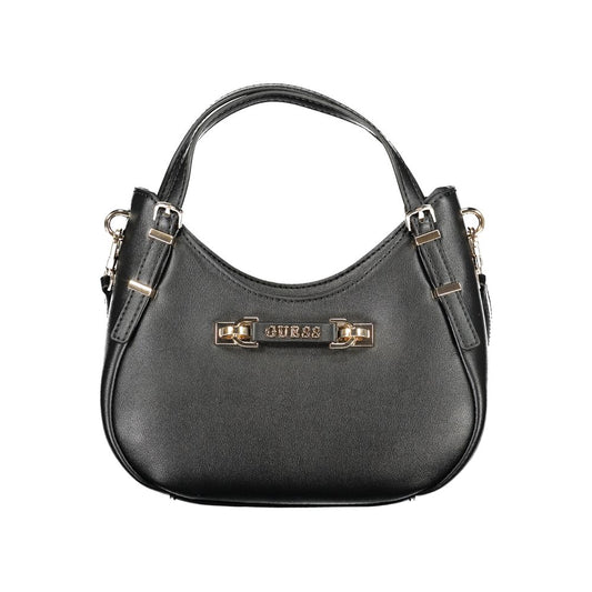 Guess Jeans Schwarze Polyethylen-Damenhandtasche