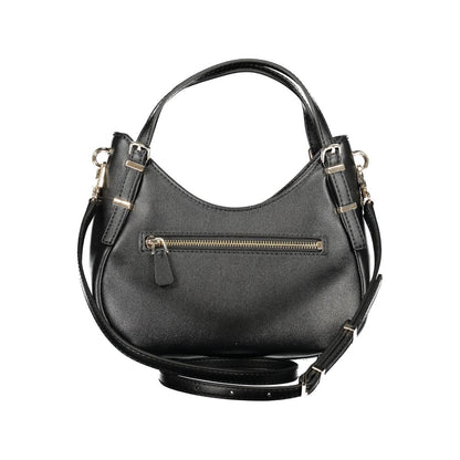 Guess Jeans Schwarze Polyethylen-Damenhandtasche