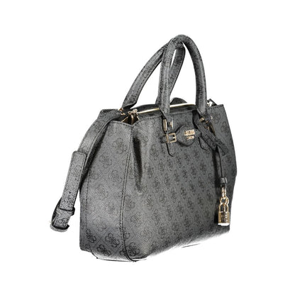 Guess Jeans Schwarze Polyethylen-Damenhandtasche