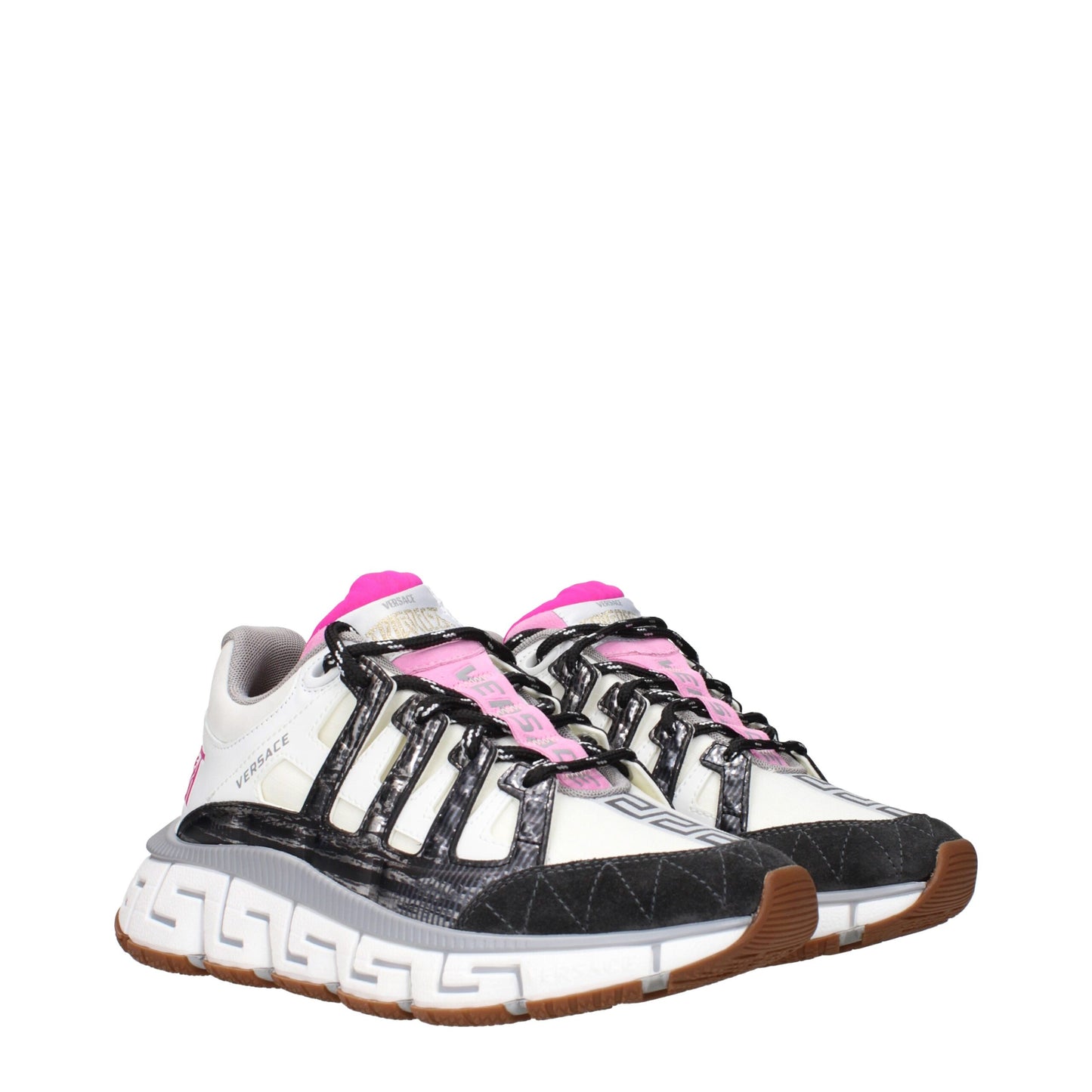 Versace Sportschuhe aus weißem Stoff