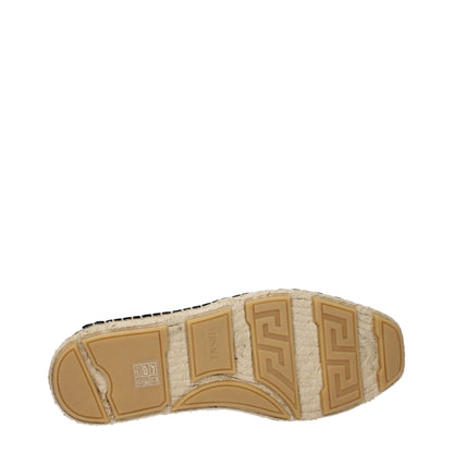 Versace Schwarze Leder-Espadrilles