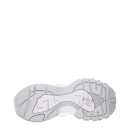 Versace – Weiße, klobige Stoff-Sneaker