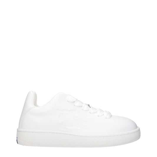 Burberry Weiße Leder Low-Tops
