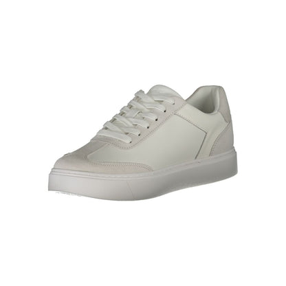 Calvin Klein Herren-Sneaker aus weißem Leder