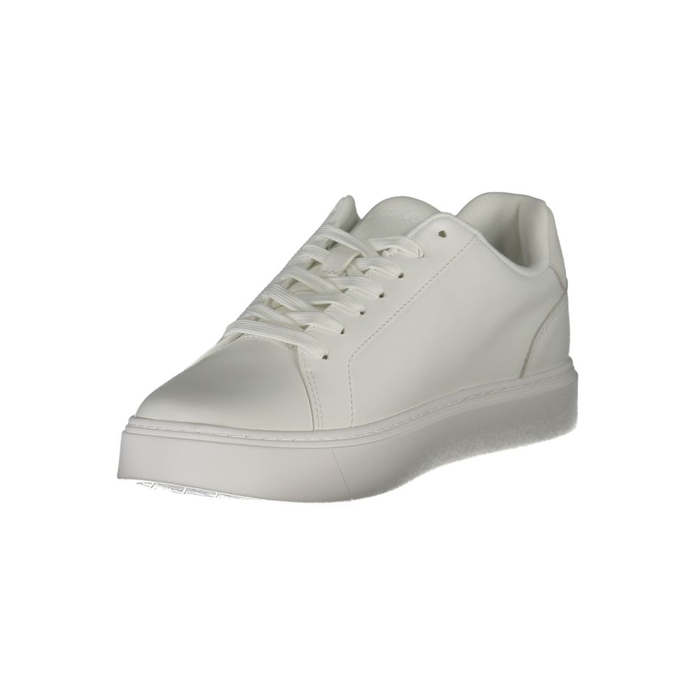 Calvin Klein Herren-Sneaker aus weißem Leder