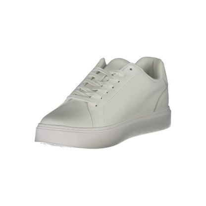 Calvin Klein Herren-Sneaker aus weißem Leder