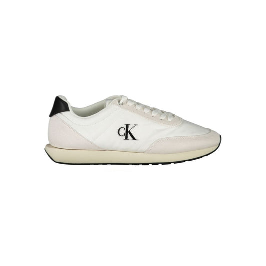 Calvin Klein Herren-Sneaker aus Polyester, weiß
