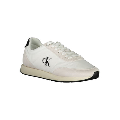 Calvin Klein Herren-Sneaker aus Polyester, weiß