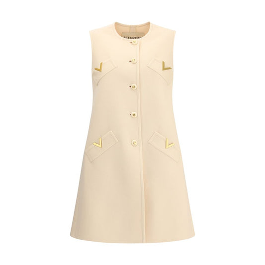 Valentino Compact Drap Long Weste