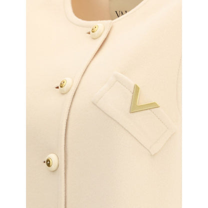 Valentino Compact Drap Long Weste